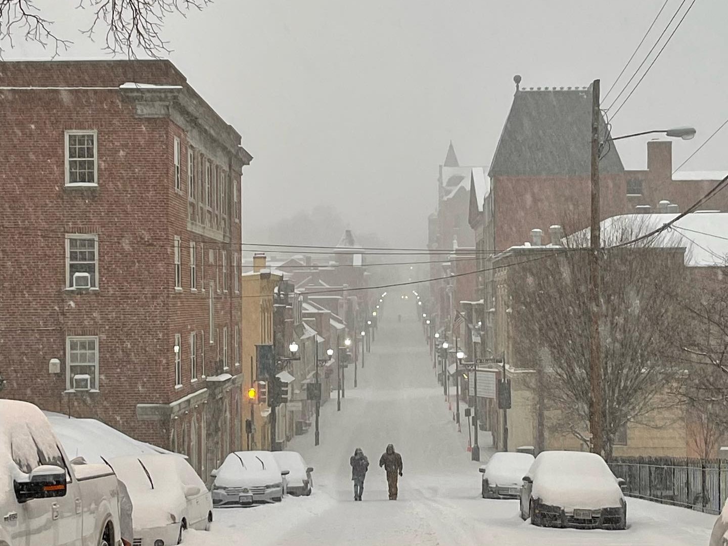 
 
Nearby downtown Staunton in the snow
 
 